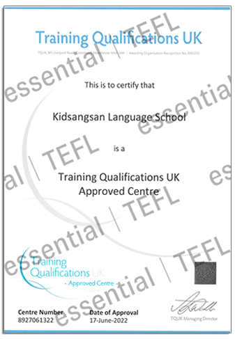 TQUK Certification for Essential TEFL Course in Bangkok